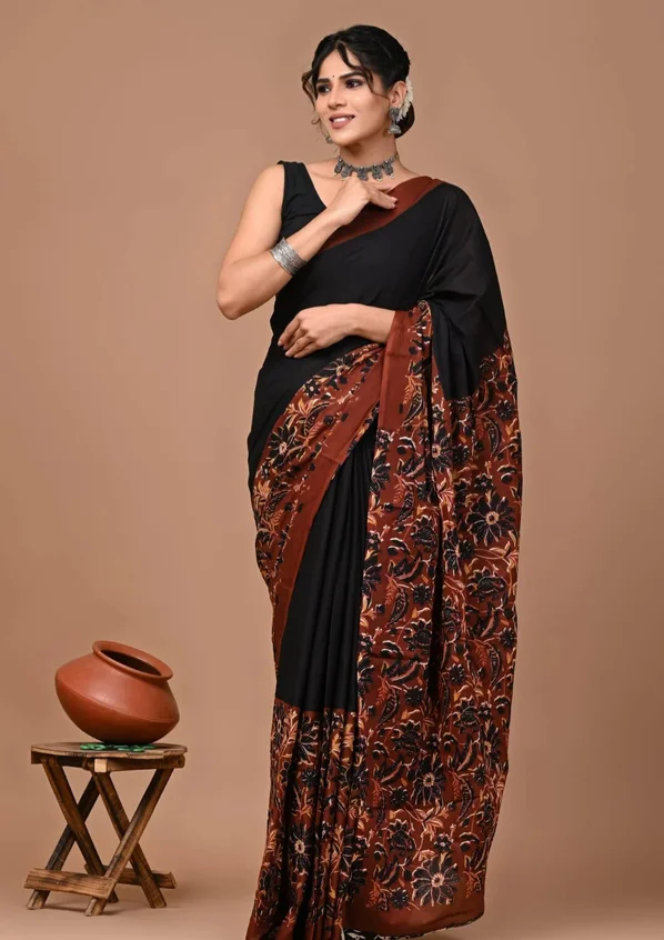 Cotton Mulmul Saree