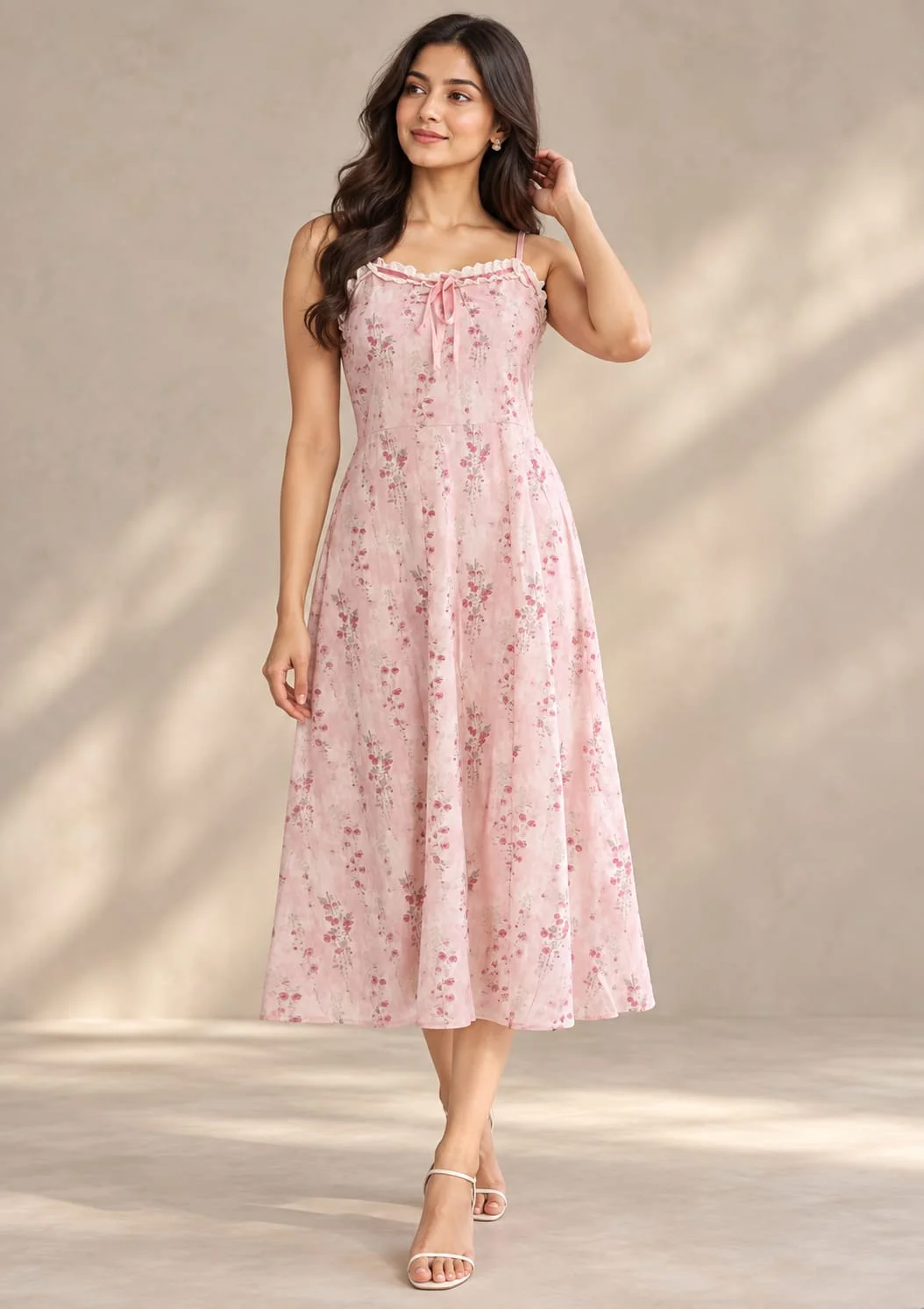 Fit & Flare Midi Dress