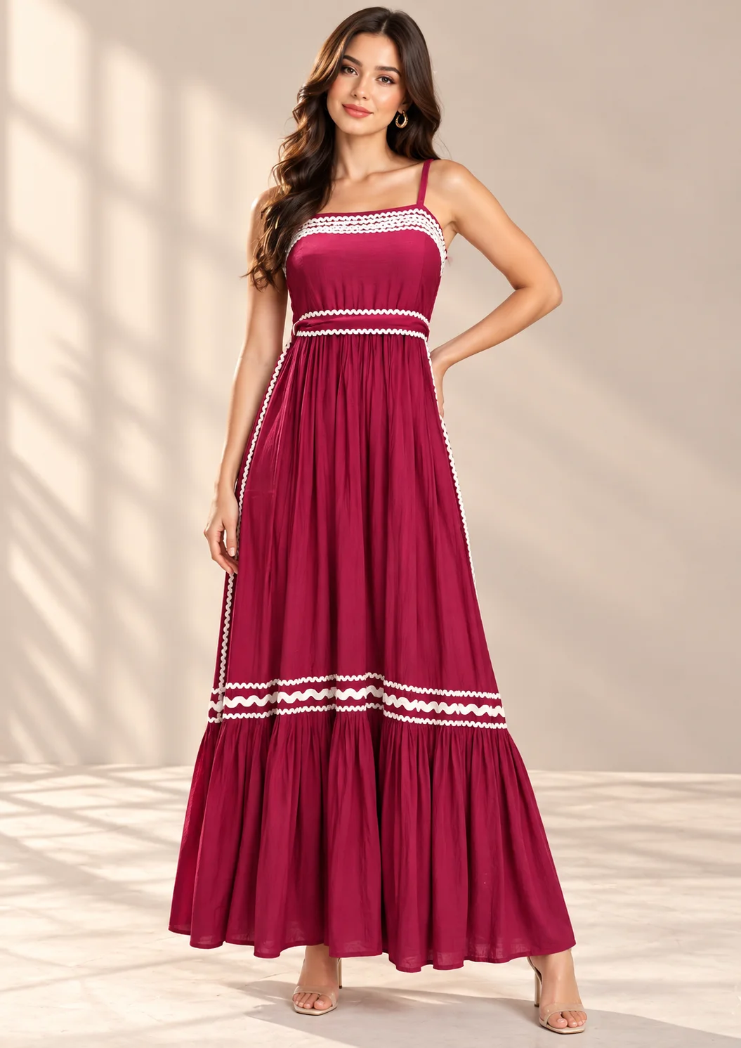 Fuchsia Breeze Maxi Dress