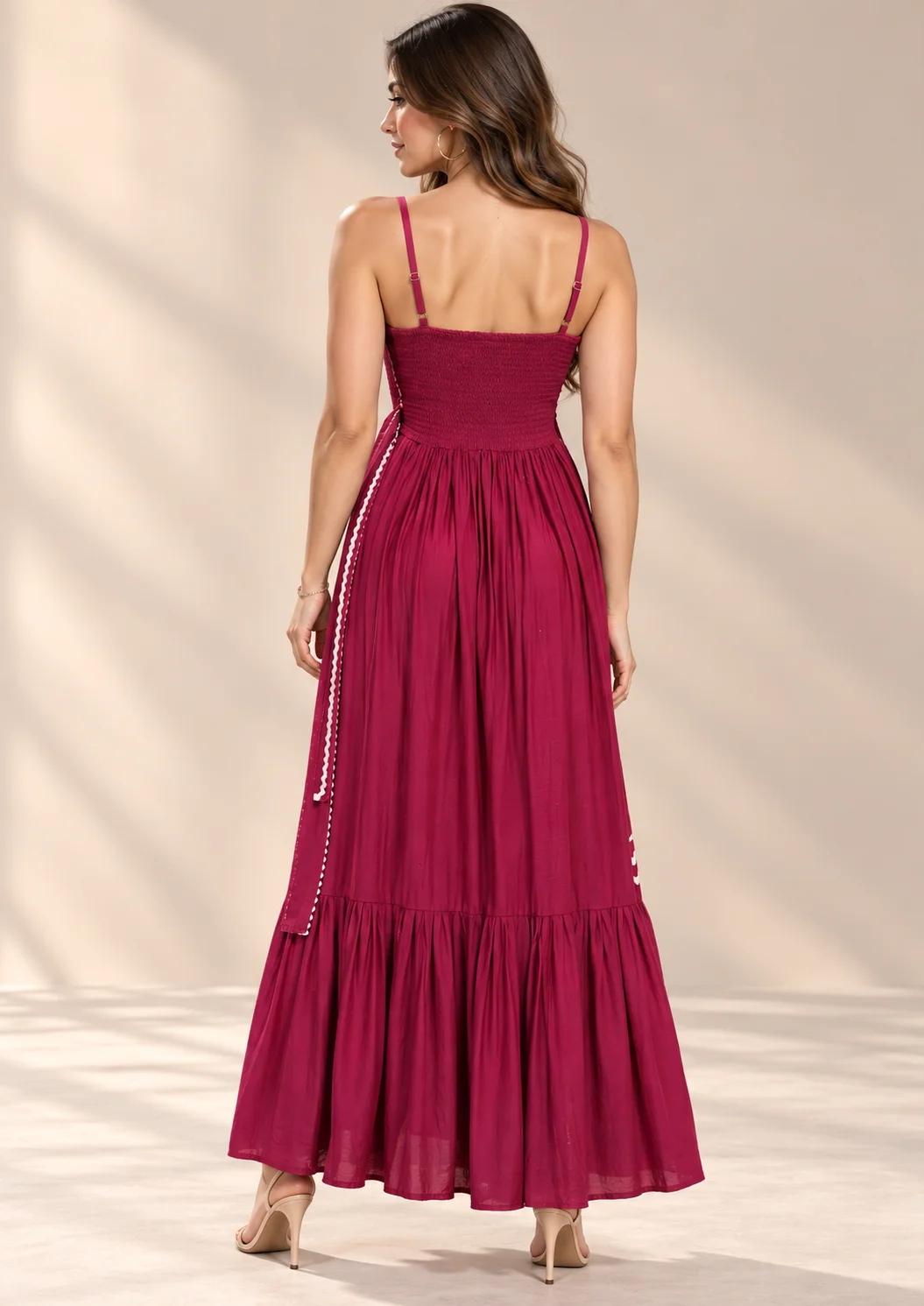 Fuchsia Breeze Maxi Dress