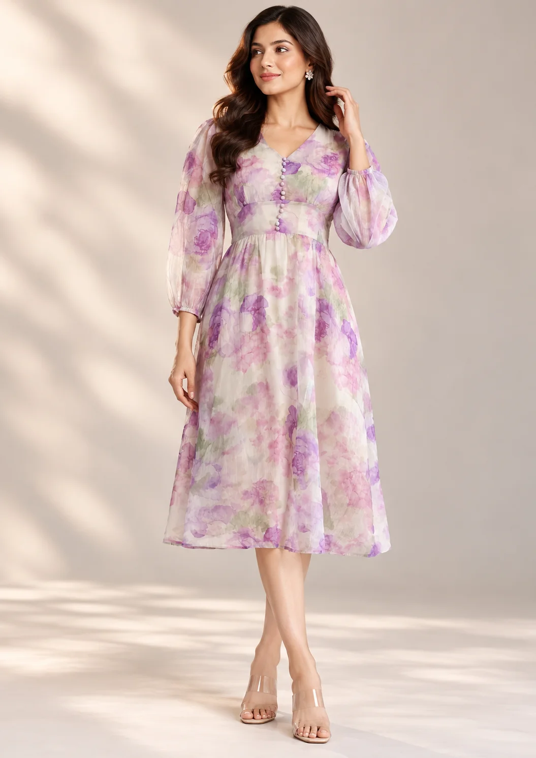 Floral Print Maxi Dress