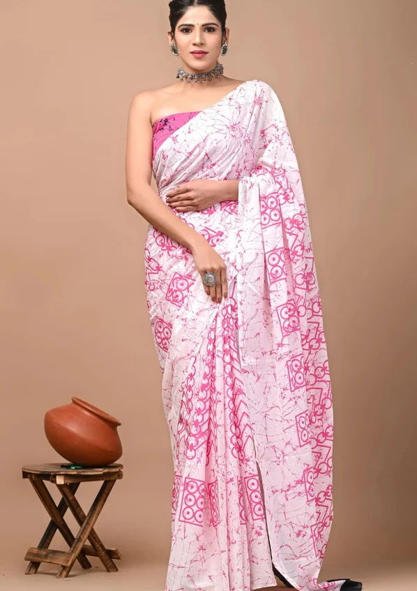 Cotton Mulmul Saree