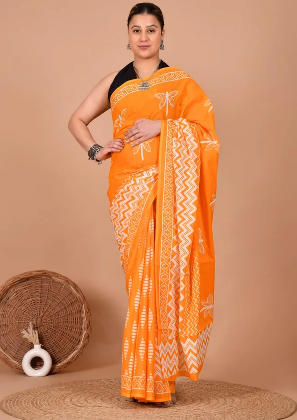 Cotton Mulmul Saree