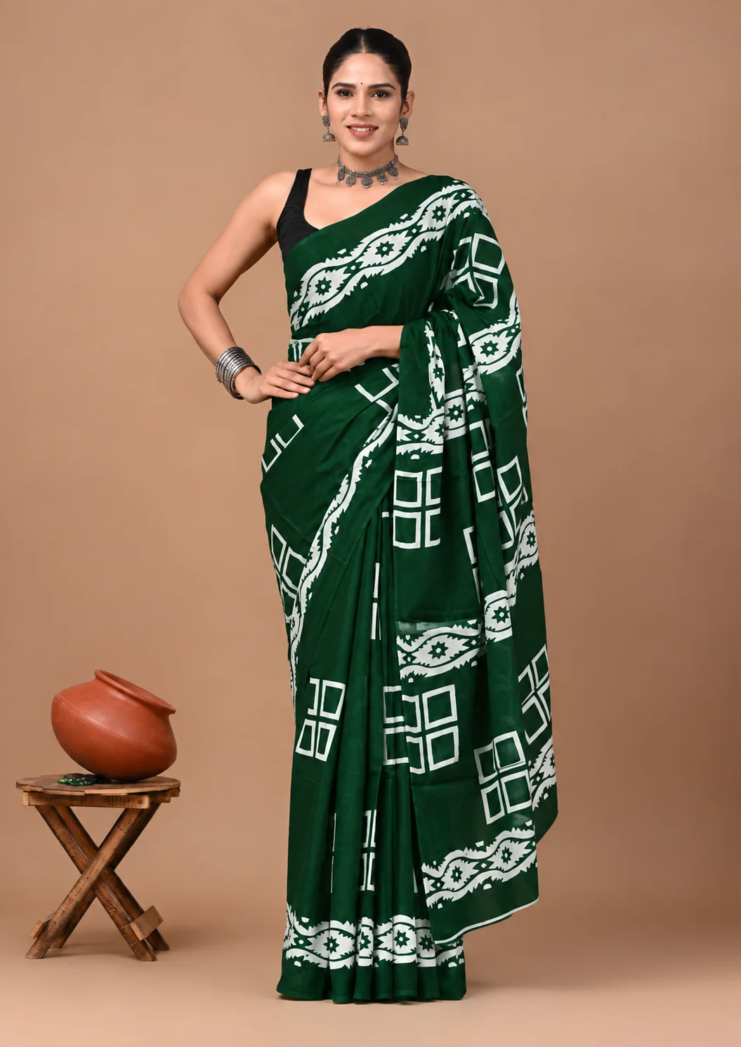 Cotton Mulmul Saree