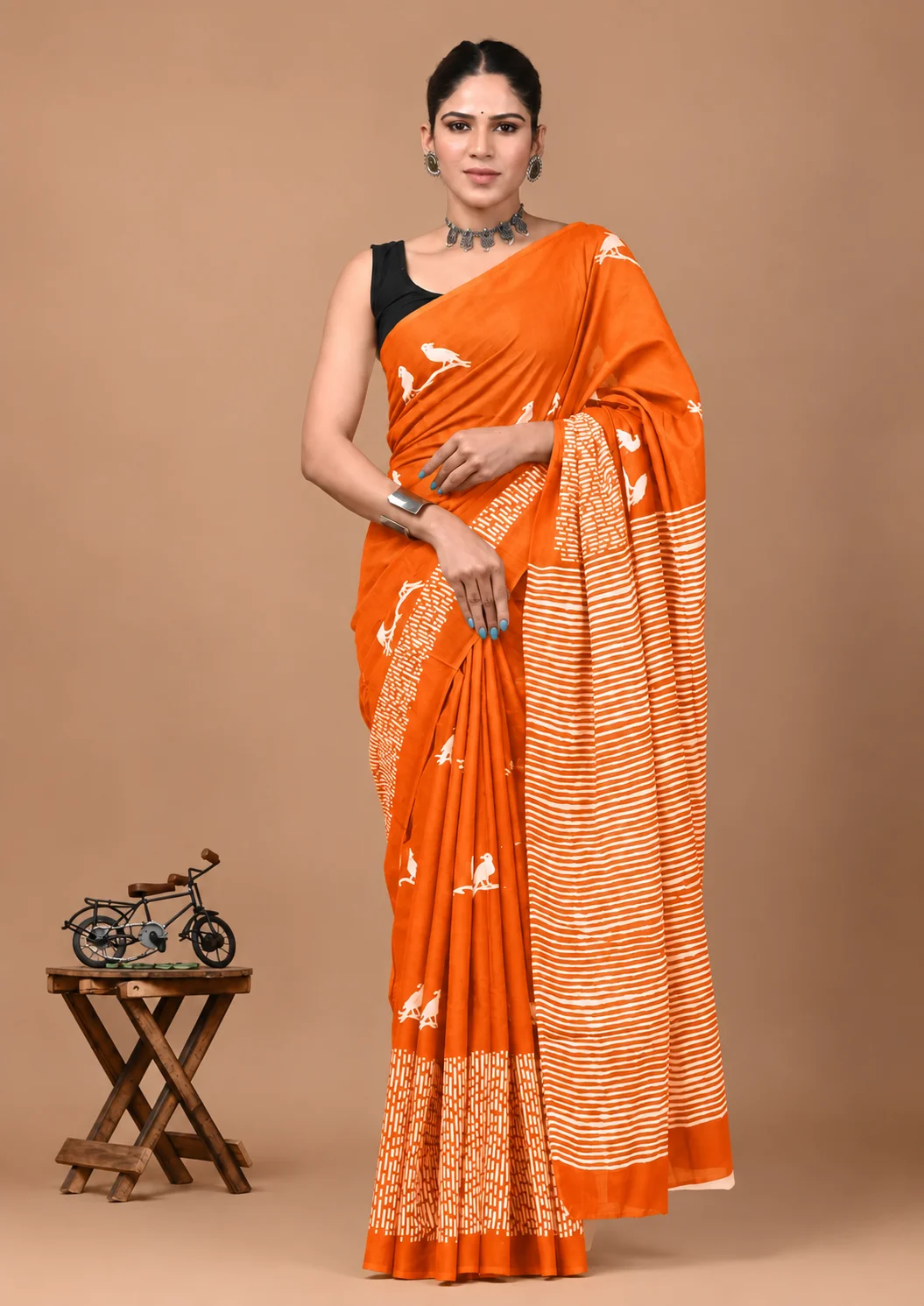 Cotton Mulmul Saree
