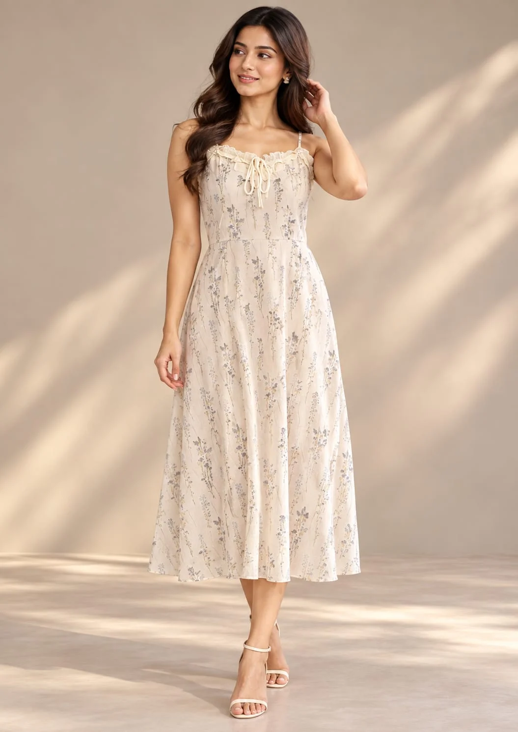 Fit & Flare Midi Dress
