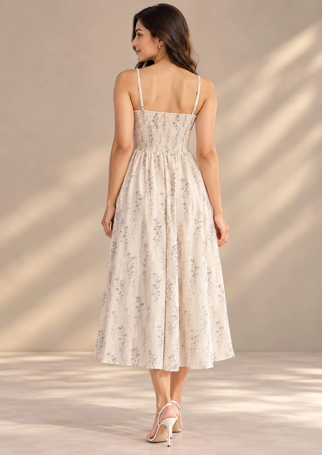 Fit & Flare Midi Dress