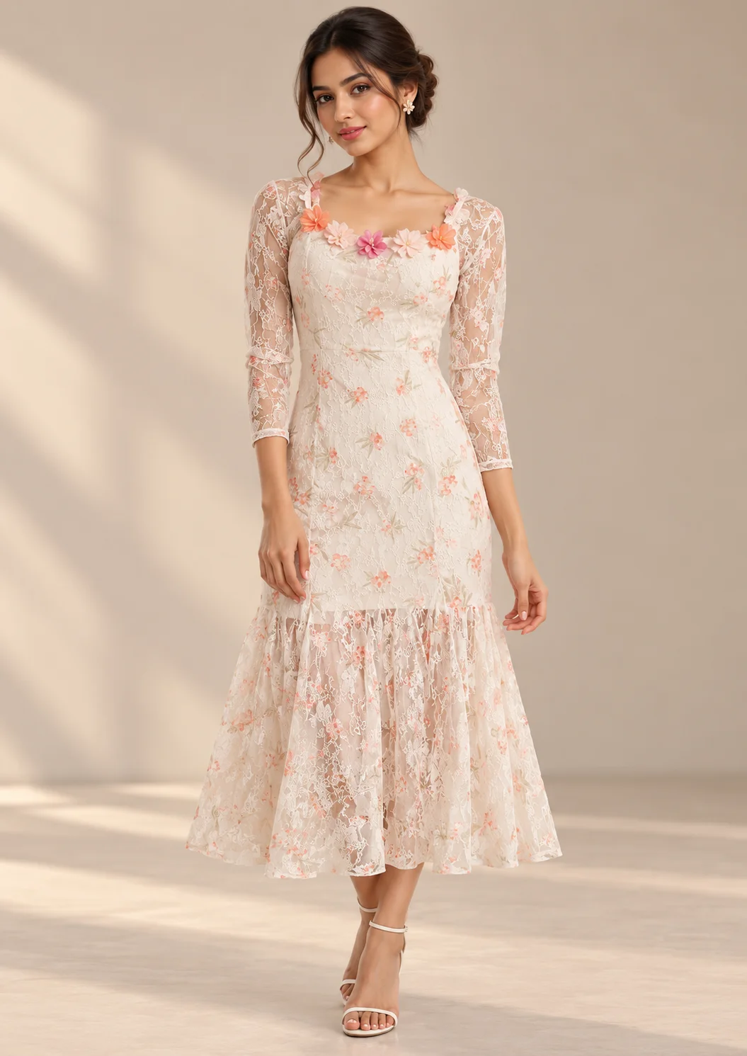 Fit & Flare Midi Dress