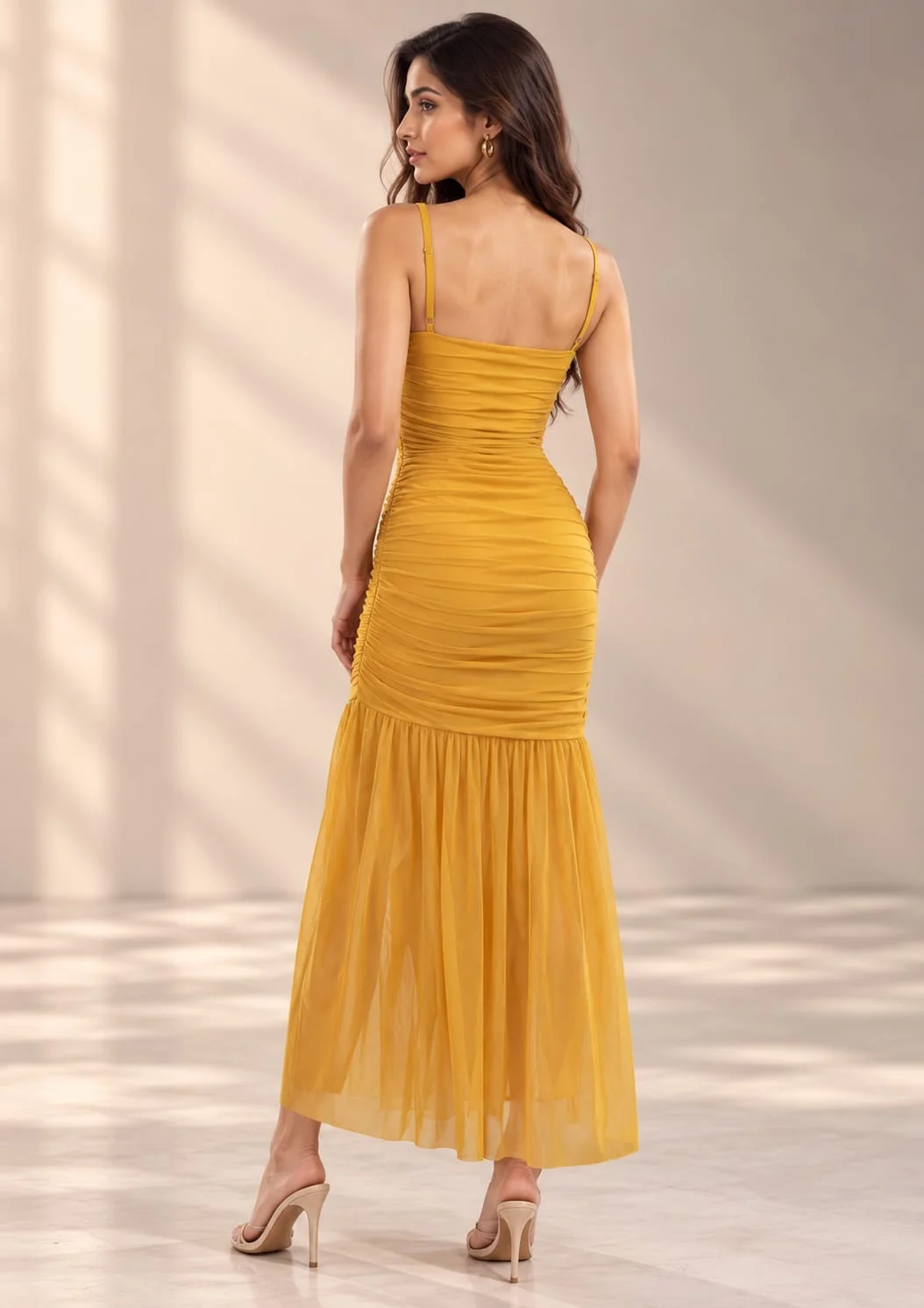 Net Type Corset Bodycon