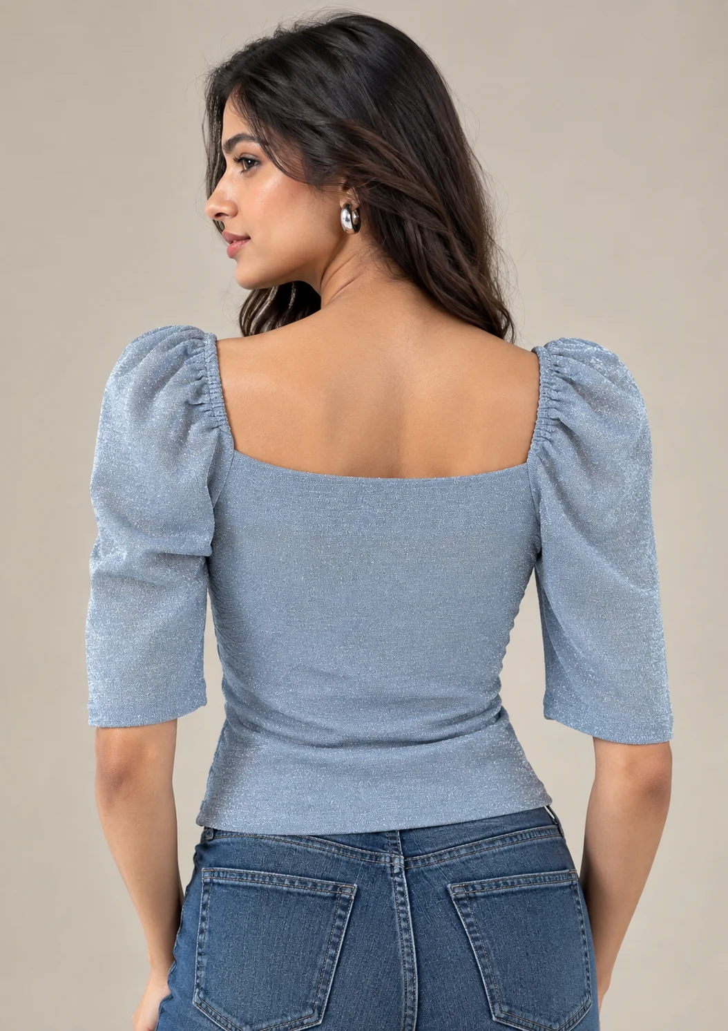 Shimmer Western Top