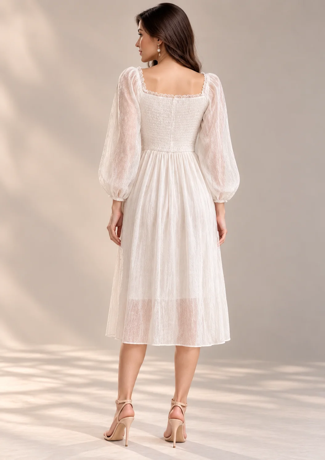 Smocked Waist Maxi Dress